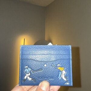 COPY - Authentic NWT Coach Slim Id Card Case With Baseball Print